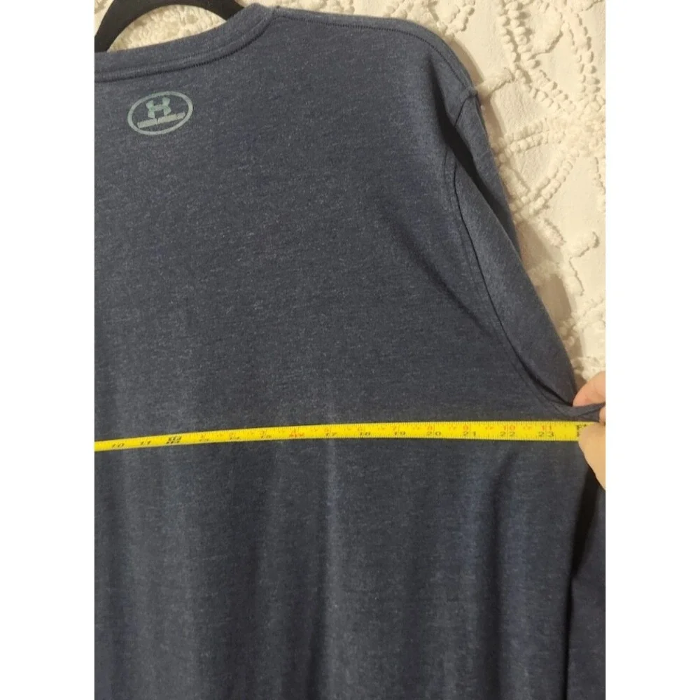 Under Armour Mens I Hunt Long Sleeve Tee Size XL Navy Blue Casual‎ Lounge
